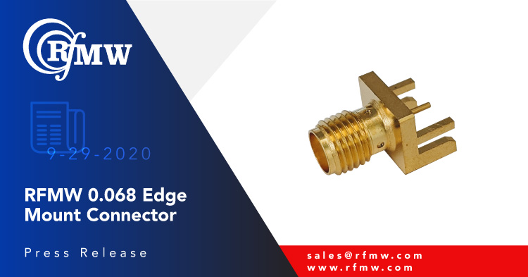 P1dB P1CO-SAFE-P030-G068是一种边缘安装,SMA母型连接器,用于0.068英寸厚pcb,性能验证为18 GHz