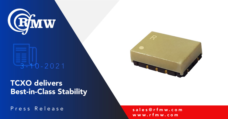Rakon Neptune Ultra Stable TCXO E8006LF提供-158 dBc/Hz的噪声底限