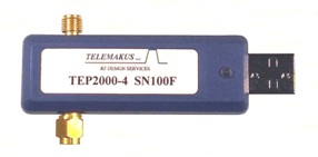 Telemakus TEP2000-4数字移相器跨越1-2GHz，具有400DEG典型相移