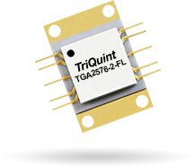 TriQuint的TGA2576-2-FL覆盖2.5 - 6GHz，并提供40W饱和输出功率