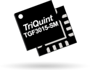 TriQuint的TGM3015-SM是一款3x3mm的塑料QFN封装GaN晶体管，提供10W P3dB。