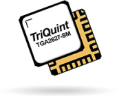 TriQuint的TGA2627-SM, 32dBm Psat GaN驱动覆盖6至12GHz