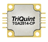 TGA2814-CP，3.1至3.6GHz，来自Triquint（Qorvo）的80W GaN功率放大器。