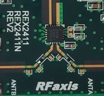 rfax2411n全集成，单芯片，单模射频集成电路，用于ZigBee/智能能源应用。