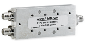 p1pd - safa - 0118g30w -2是一款超宽带，2路，SMA功率分配器，从P1dB, Inc.工作在1到18GHz。