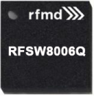 汽车交换的Qorvo RFSW8006Q SP3T是AEC Q-100评分。100-4000MHz.