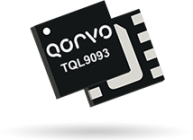 Qorvo TQL9093 LNA与平坦增益>19dB。600 - 4200 mhz