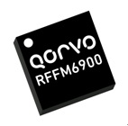 Qorvo RFFM6900可覆盖900MHz ISM频段(890 ~ 960MHz)，发射功率1W。