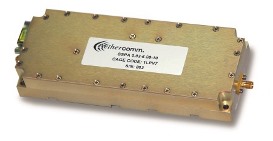 Aethercomm SSPA 0.020-6.000-10工作频率为20MHz至6GHz，饱和输出功率为5-10瓦。28 v