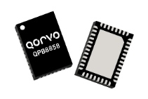 Qorvo QPB8858推挽式射频IC放大器适用于从47到1218 MHz的DOCSIS 3.1应用，使用单个24 V电源，提供34 dB增益