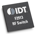 IDT F2913 SPDT开关具有高达71 dB的隔离性能，同时保持从50到6000 MHz的低插入损耗<0.8 dB