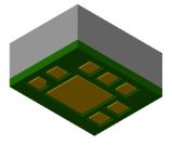 Akoustis AKF-1252 WiFi共存过滤器可保护5.2GHz U-Nii 1加2a带，来自U-Nii 2c和3频带干扰。