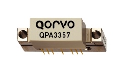 Qorvo QPA3357功率倍增器放大器>28 dB的平坦增益从47 MHz到1218 MHz的DOCSIS 3.1。