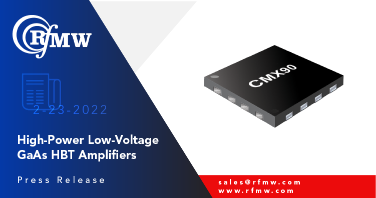 CML微电路CMX90A003两阶段，完全匹配的MMIC功率放大器，可在860  -  960 MHz，无许可频段中使用。