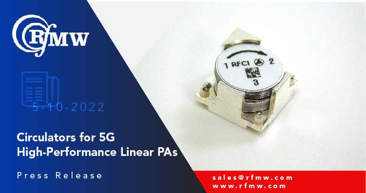 RFCI循环器服务5G线性PA设计从3100到5000MHz