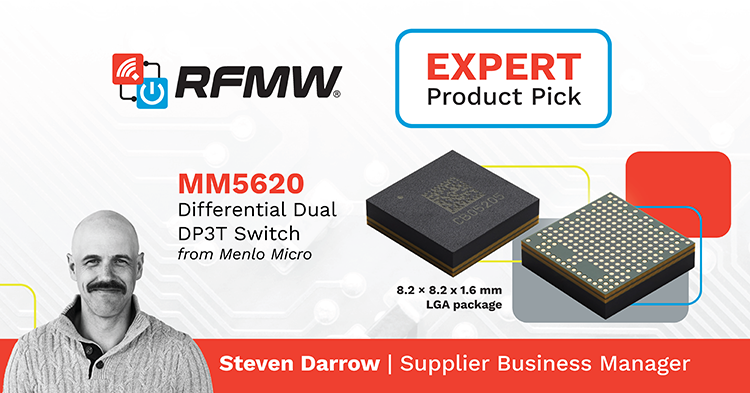 RFMW专家产品选择:门罗微MM5620微分双重DP3T开关