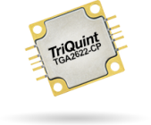 TriQuint TGA2622-CP 35 w x波段氮化镓功率放大器提供了PAE > 43%。28 v, 290 ma
